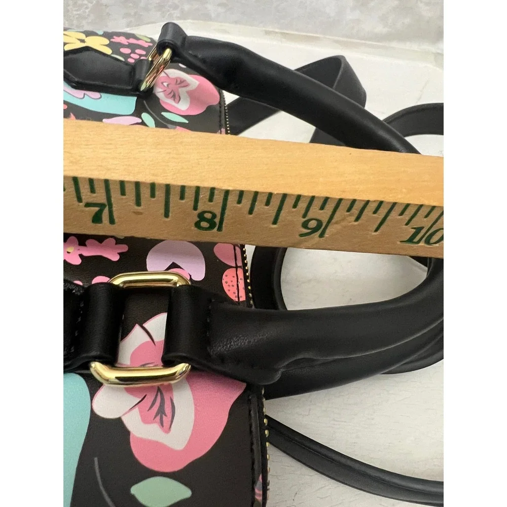 Loungefly Disney Alice in Wonderland Talking Flowers Satchel Crossbody Bag Multi